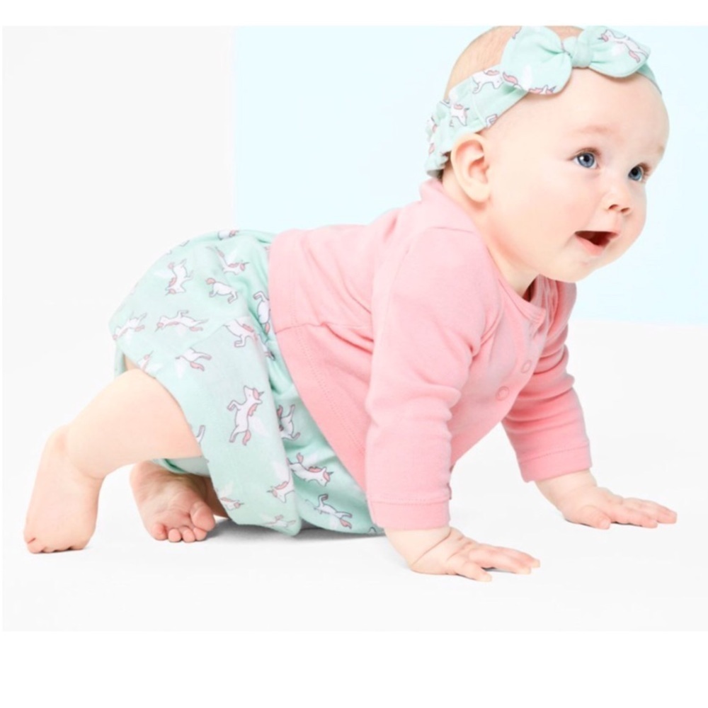 Adorable Unicorn Pink Bow Cardigan Matching Dress